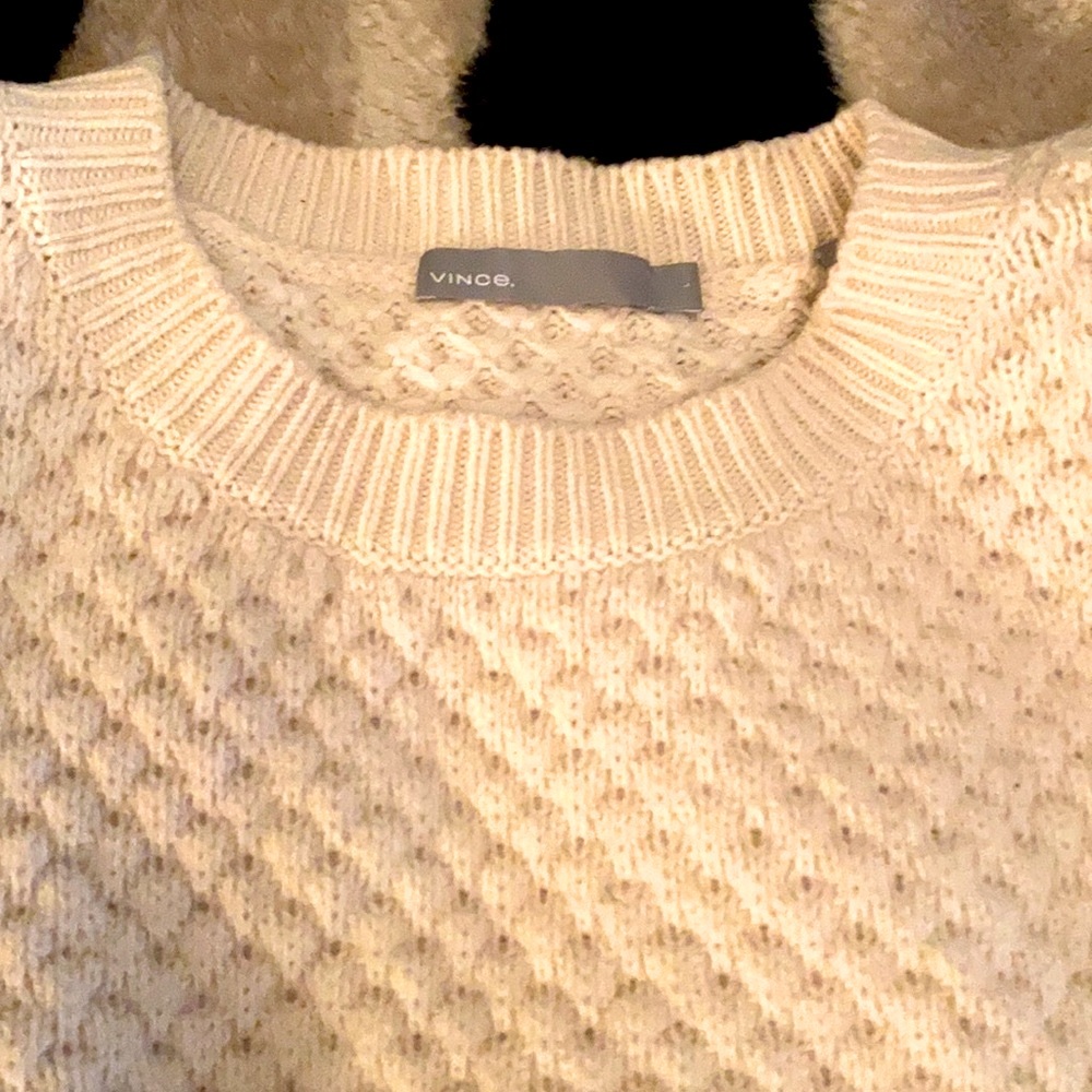 VINCE Cream Sweater